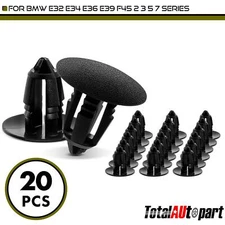 20Pcs Trim Panel & Trunk Linining Retainer Clips for BMW 9mm Nylon 51488181420