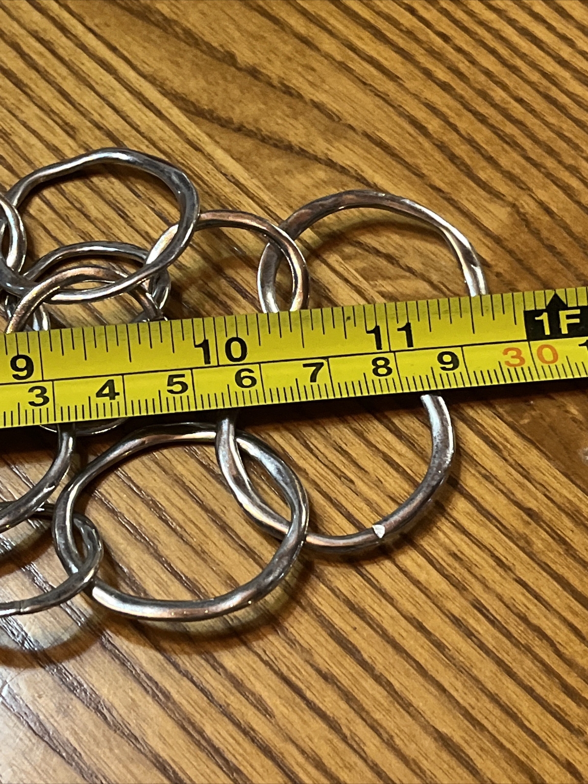 Silver Tone Circle Bubble Links Statement 2-stran… - image 4