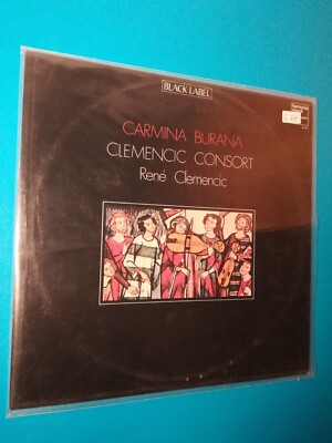 Carmina Burana Clemencic Consort Rene Clemencic LP/ L818