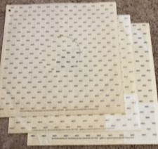 MCA RECORDS LP Inner Sleeves set of 3; circa 1972