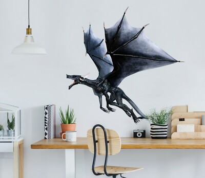 3D Flügel H518 Tier Wallpaper Wandbild Poster Wandaufkleber Abziehbild Hone
