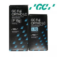 GC Fuji ORTHO LC light-cure  Glass Ionomer Cement liquid 8g Power 15g CE