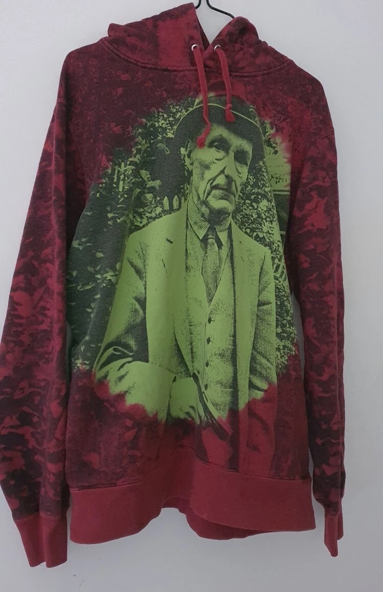 Sweat à capuche bordeaux SS16 Supreme Burroughs taille M moyen