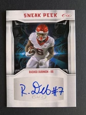 2024 Sage Sneak Peak Rashod Dubinion Silver Auto SPA-RD - Arkansas