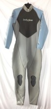 Body Glove Women s Full Wetsuit Size 11/12 3/2 Pro2 Full Suit Blue Gray New Flaw