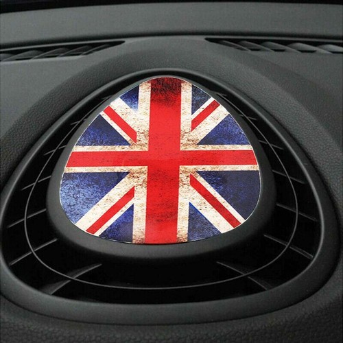 Union Jack Pattern Vinyl Dash Air Vent Decal For Mini Cooper Countryman Clubman - Picture 6 of 8