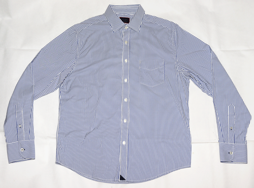 UNTUCKit Men's Long Sleeve Button Front Striped Shirt Size Medium - Picture 3 of 8
