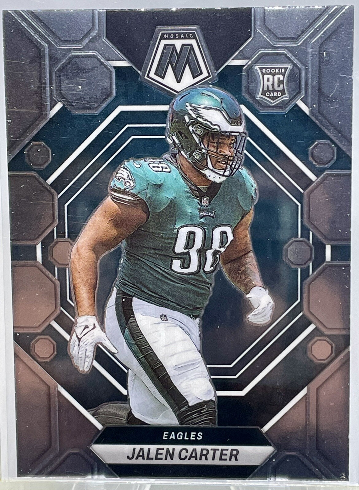 2023 Panini Mosaic Football Base Jalen Carter RC #328