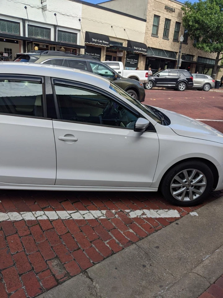 AVS 3M Stick On Rain Guard Vent Visors for 11-18 VW Volkswagen Jetta Made in USA - Image 4 of 4