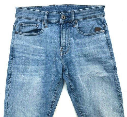 G-Star REVEND SKINNY Light Indigo Aged Superstretch Denim Skinny Fit W28 L30 - Picture 7 of 12