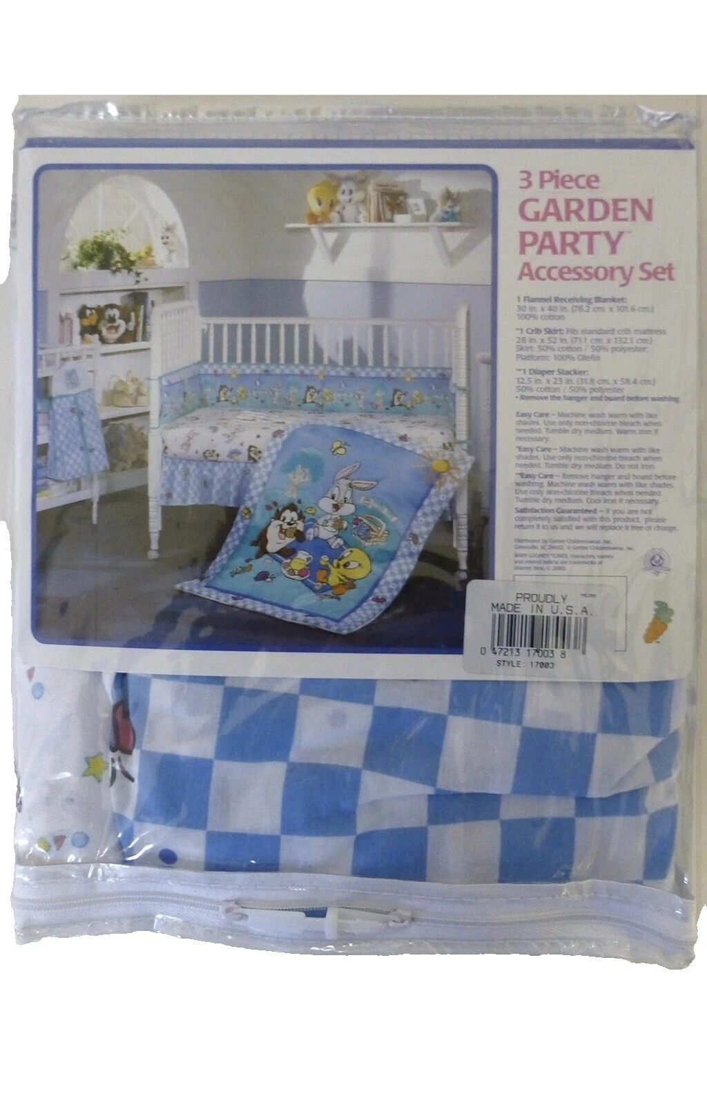 Looney TUNES CONJUNTOS DE ROPA DE CAMA CUNA guardería