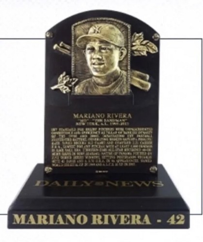 NY YANKEE STADIUM HALL OF FAME REPLICA PLAQUE SGA HOF DEREK JETER MARIANO RIVERA - Picture 10 of 12