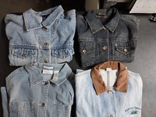 4 Lot Venezia Rider Villager And Other Denim Jackets Size 14/16
