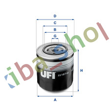 OIL FILTER FITS IVECO DAILY I VOLVO 850 S70 S80 I V70 I V70 II ALFA ROMEO AR 6