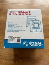 SpectrAlert SPSW-Alert Wall Speaker Strobe White Amber Lens Brand New Open Box