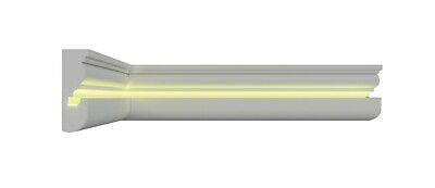 LED Lichtprofil Indirekte Beleuchtung Decken Stuckleiste Profil 22 MeterBL 10