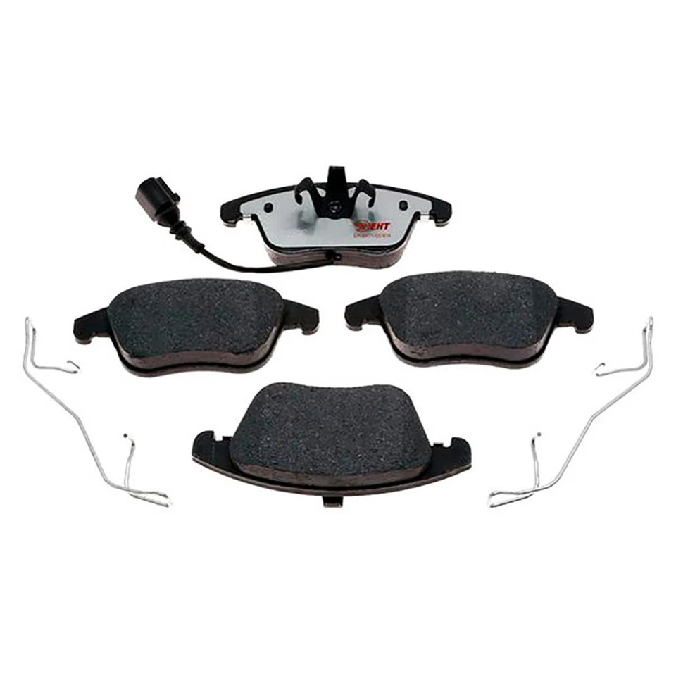 Rotores de freno delanteros traseros y pastillas de freno híbridas para Volkswagen Passat 2015 2016 2017 Foto 2 de 4