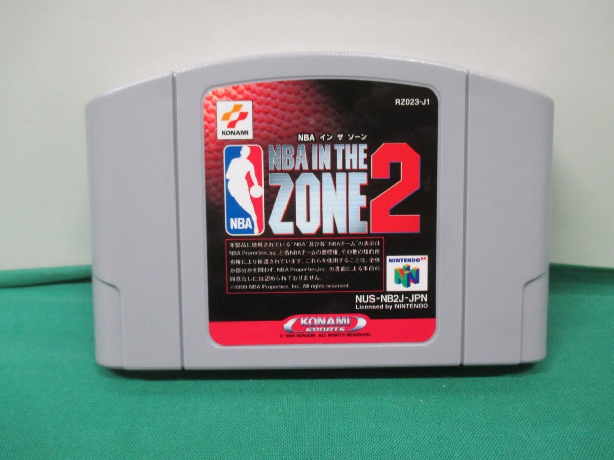 N64 -- NBA In the Zone 2 -- Boxed. Nintendo 64, Japan Game