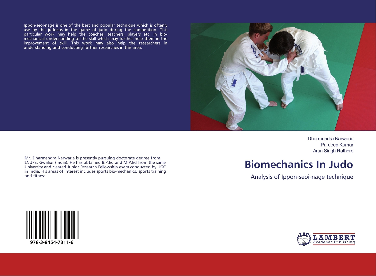 Thumbnail - Biomechanics In Judo | Dharmendra Narwaria (u. A.) | Taschenbuch |