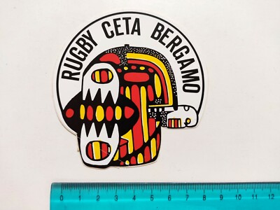 RUGBY STICKER CETA BERGAMO STICKER STICKER VINTAGE 80s ORIGINAL