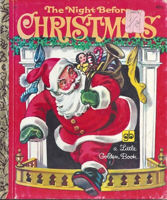 The NIght Before Christmas - A Little Golden Book by Clement C Moore ...
