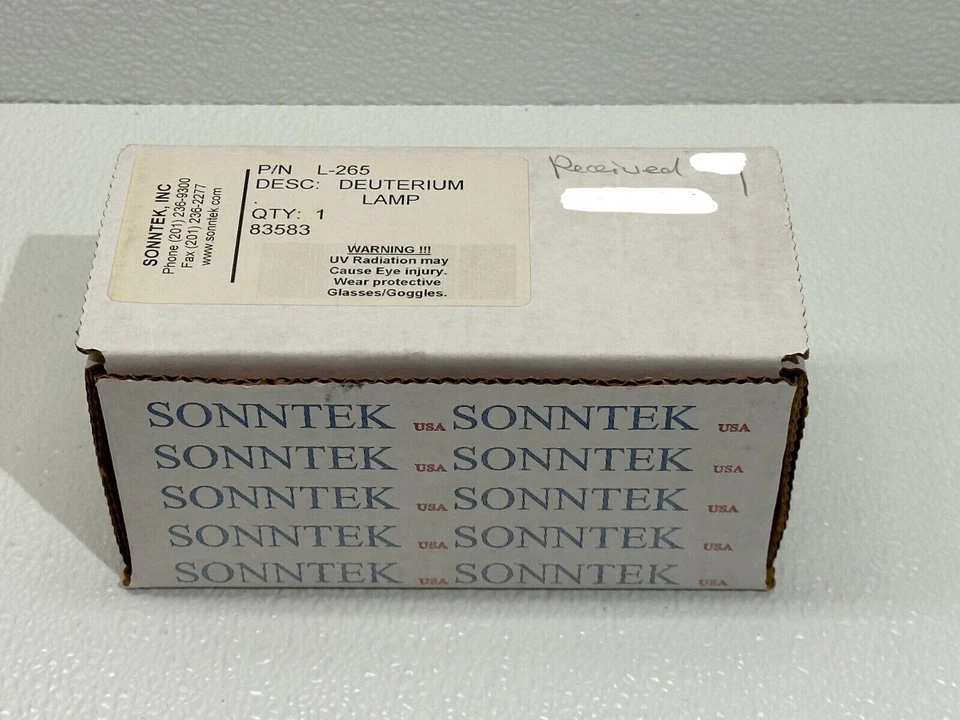 Sonntek PN: L-265 Deuterium Lamp Ultraviolet UV Light - Image 2 of 4