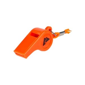Safety Whistle with Lanyard - Orange (2X)