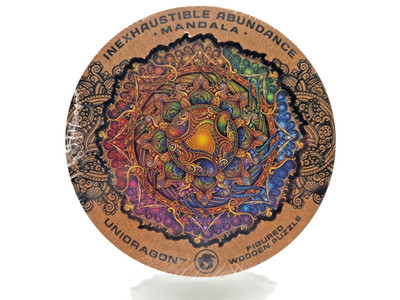 Unidragon Figured Wooden Puzzle Inexhaustible Abundance Mandala 200 PCS Sealed