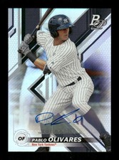 2019 Bowman Platinum #TOP-38 Pablo Olivares Top Prospects Autographs