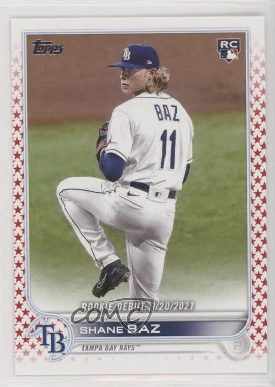 2022 Topps Update Rookie Debut Independence Day 29/76 Shane Baz #US240 06bg