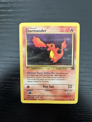Pokémon Charmander 50/82 Team Rocket Regular English 2000 WOTC