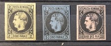 Romania 1866-67. Prince Carl I. MH. Mi. 14-16y