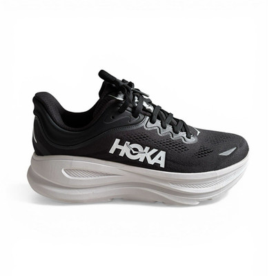 Hoka Bondi 9 Herren Sneaker schwarz weiß Mesh Low Top Laufschuhe