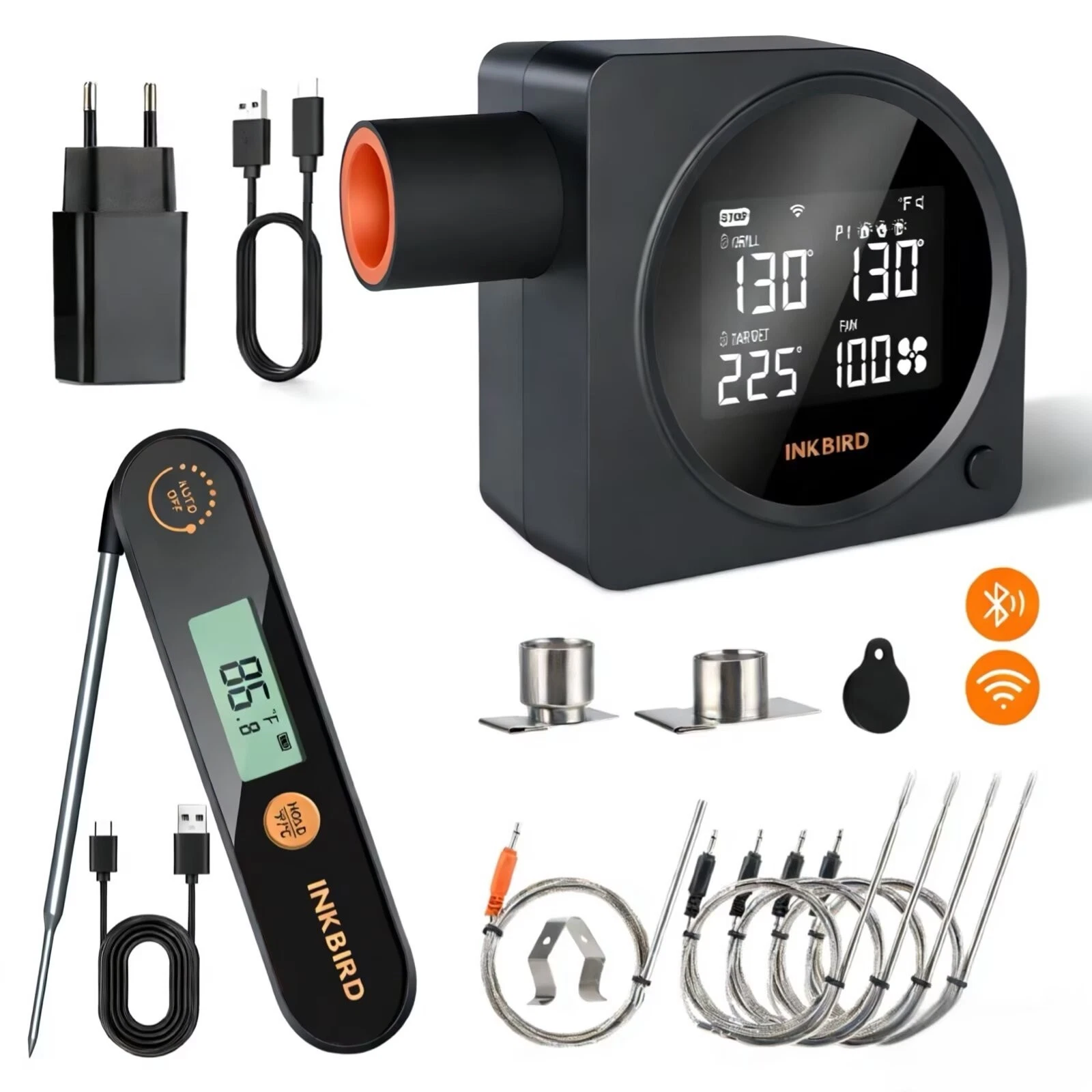 INKBIRD Automatic Smoker Fan Controller WiFi BBQ Meat Thermometer Cooking Tools
Opens in a new windo