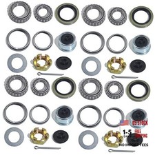 4 Sets 3500 LB Boat Trailer Axle Bearing Kits, L68149 L44649 Bearing Kits, 40