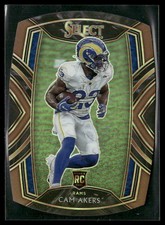 2020 Panini Select #255 Cam Akers Copper Prizm Die Cut #/355