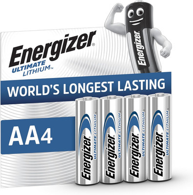 Energizer Ultimate Lithium Batterie AA (4 Stück) - Die Langlebigste AA Batterien