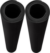 6mm EVA Foam Sheets Roll for Cosplay Craft Armor Props 39x59in Black Pack of 2