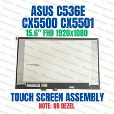 Asus Chromebook C536EA-BI3T3 15.6" Glossy FHD LCD Touch Screen Assembly