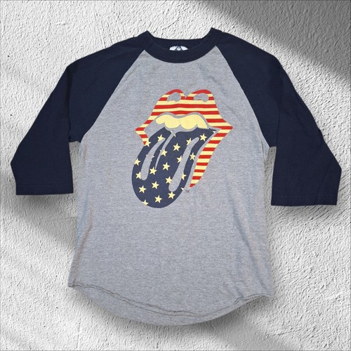 Vintage Rolling Stones 2005/2006 US Tour Shirt Raglan Sleeve Size Small