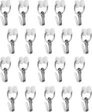 RV Curtain Carrier Hooks – Nylon Wheels with Metal Ring for I-Beam Track Rod | S