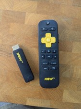 NOW TV Smart Stick 3801UK HD Roku Powered Voice Remote HDMI