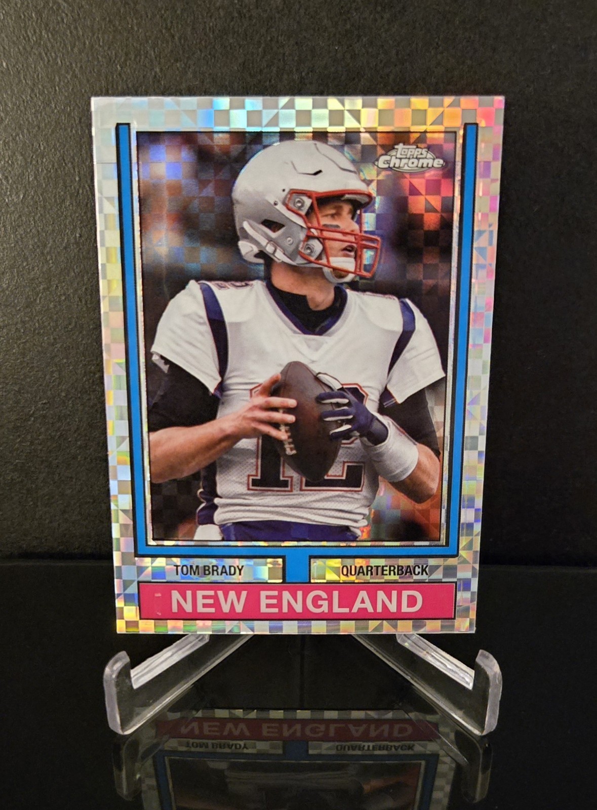 TOM BRADY 🔥 SP 2024 Topps Chrome X-FRACTOR 1974 Retro Variation