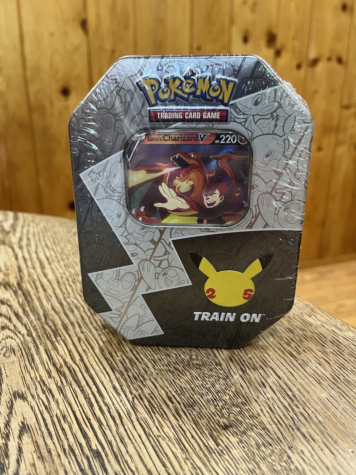 Pokemon TCG 25th Anniversary Tin - Lance's Charizard V