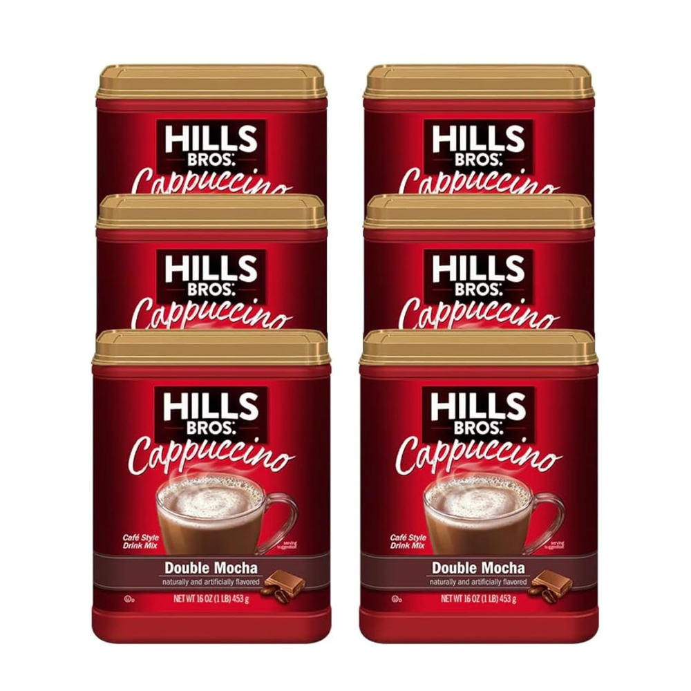 Instant Cappuccino Mix, Double Mocha 16 Ounces- Frothy, Decadent Cappuccino with