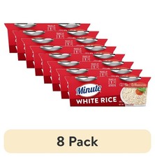 (8 pack) White Rice, Microwaveable Rice Cups,...