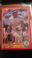 1990 Score - Felix Jose #321 Error Wrong Birthday Rookie Card Oakland Athletics. rookie card picture
