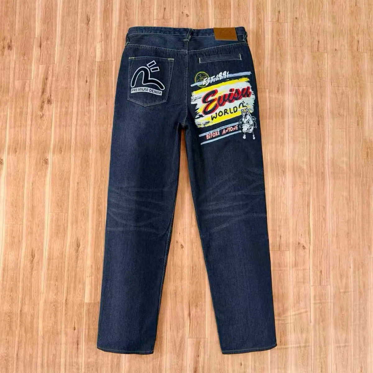 EVISU Regular 32 Size Jeans Men's 34 in Inseam for sale | eBay