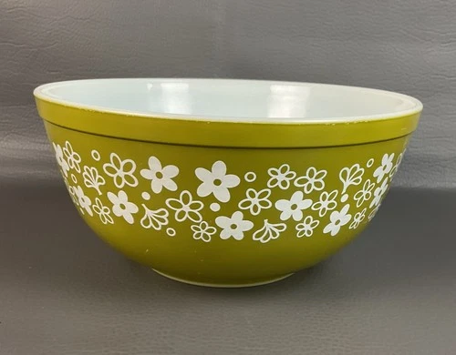 Vintage Pyrex #403 Spring Blossom Crazy Daisy Nesting Bowl 2 1/2 Quart