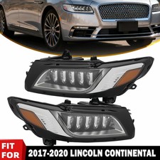 Full LED Headlight Assembly for 2017-2020 Lincoln Continental Right/Left OE Type